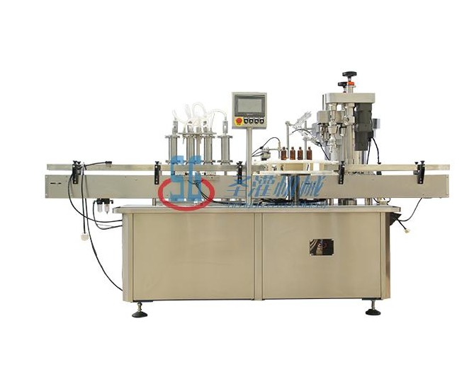 Automatic filling and screwing machine of SGGX (Z) type essential oil